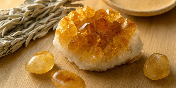 Article citrine lithothérapie — Divine Nature