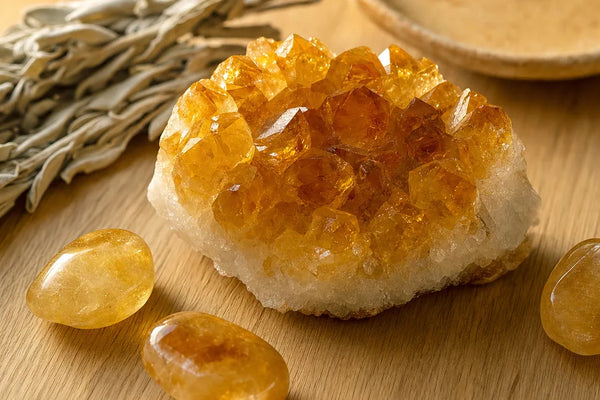 Article citrine lithothérapie — Divine Nature