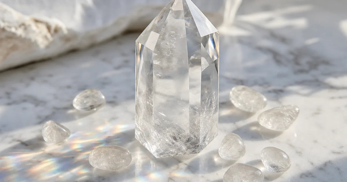 Cristal de roche : propriétés, vertus et bienfaits | Divine Nature