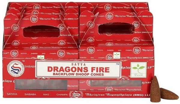 Encens Dragon Fire Backflow  24 cônes