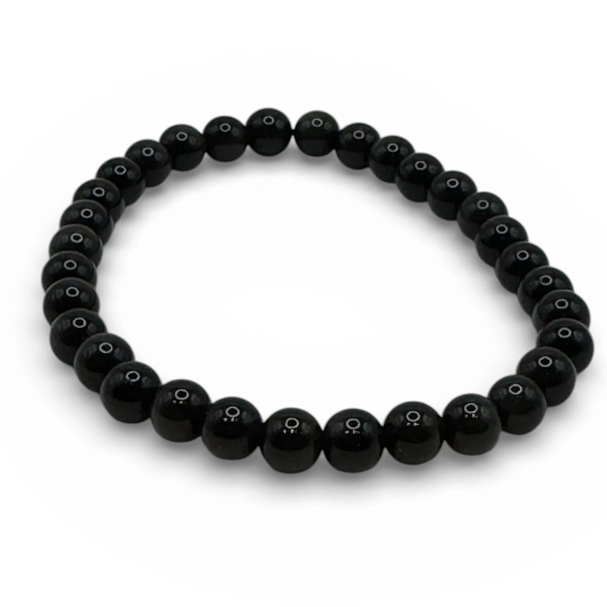 Bracelet "Protection & Clairvoyance" en Obsidienne Œil Céleste Perles Rondes