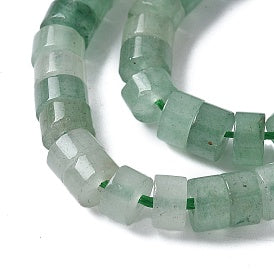 Aventurine Verte Fil de Perles Naturelle Heishi 3.8-4.2x2-4.5mm, env 39cm