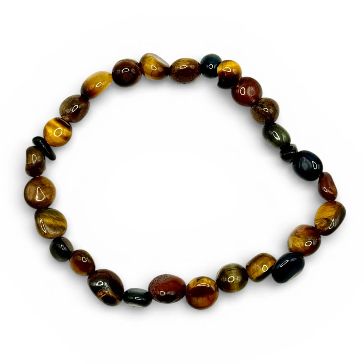 Bracelet Œil Multiples Pierres Roulées