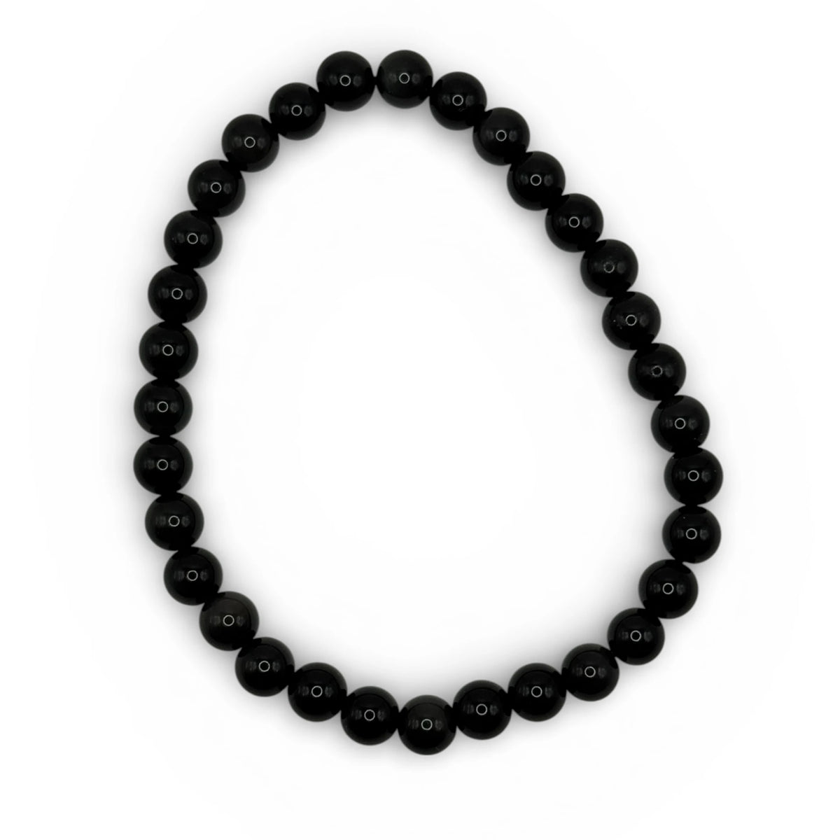 Bracelet "Protection & Clairvoyance" en Obsidienne Œil Céleste Perles Rondes
