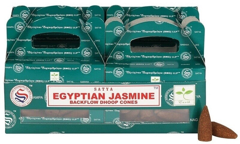 Encens Jasmin Egyptien Backflow  24 cônes