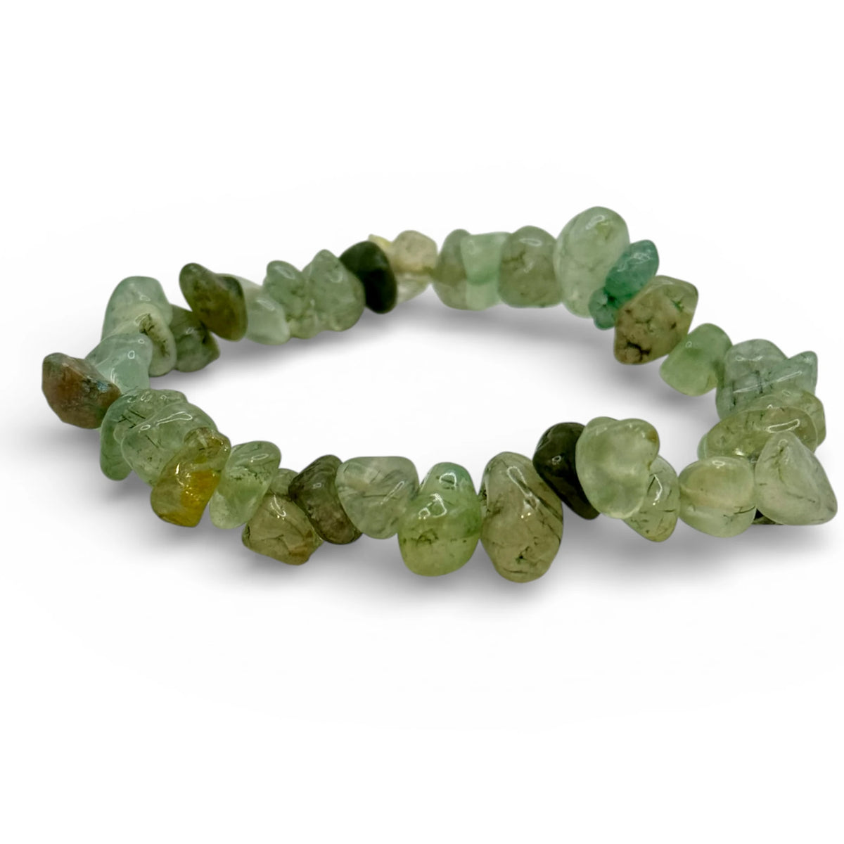 Bracelet Prehnite Chips/ Baroque