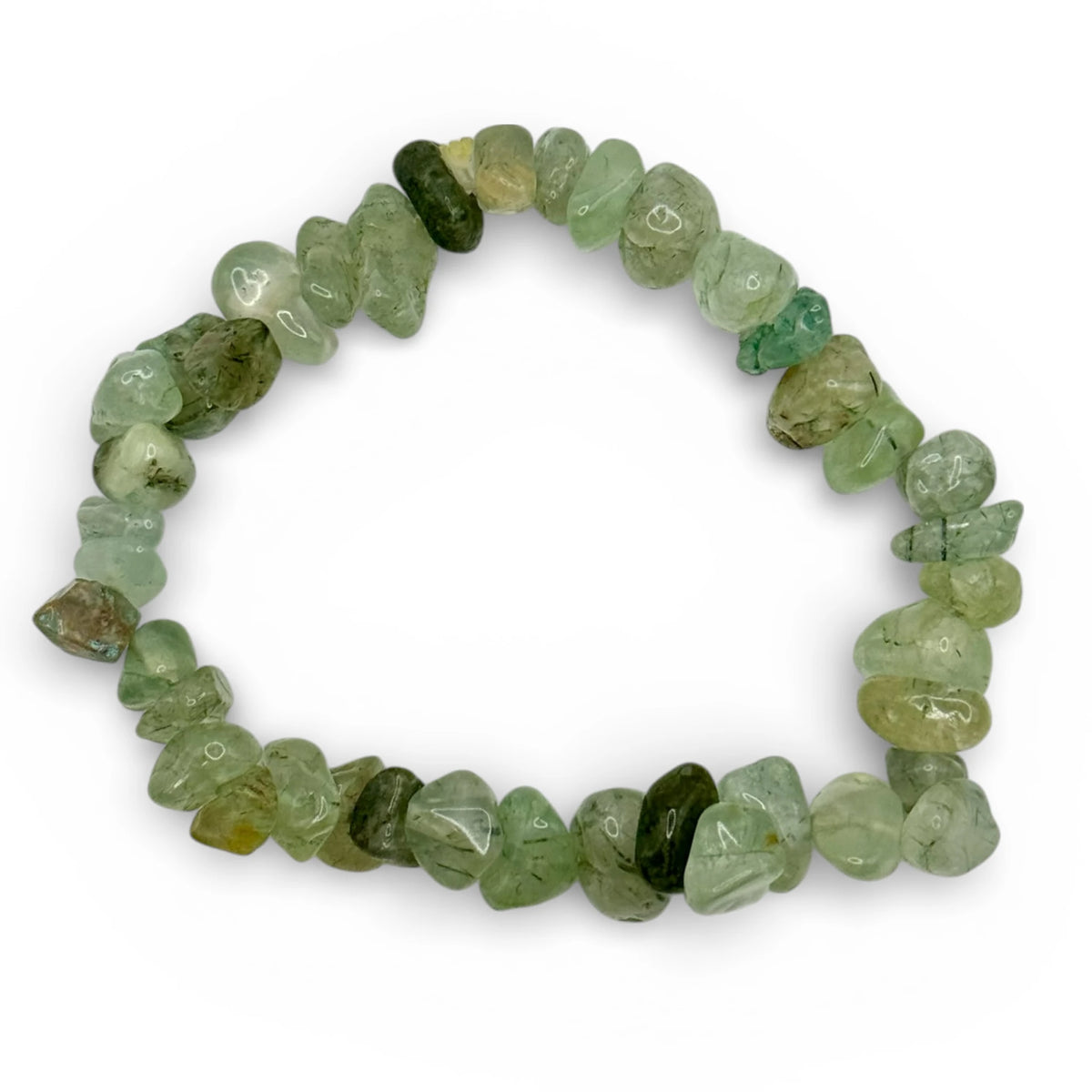 Bracelet Prehnite Chips/ Baroque