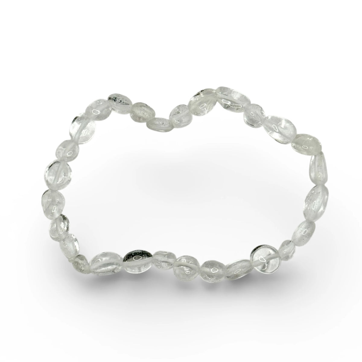 Bracelet Cristal de Roche Pierres Roulées