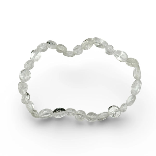 Bracelet Cristal de Roche Pierres Roulées