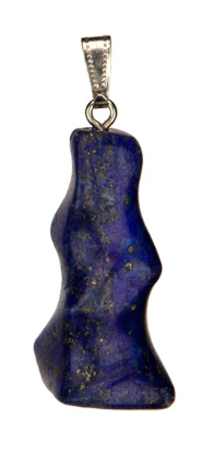 Pendentif Lapis Lazuli, 44x32mm, Œil de Tigre avec cordon réglable