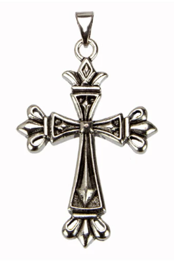 Pendentif Croix 56x42mm, avec cordon réglable
