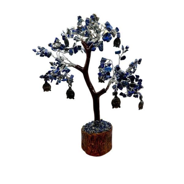 Arbre de vie et du Bonheur: Illumination Spirituelle - Lapis Lazuli et Bouddha