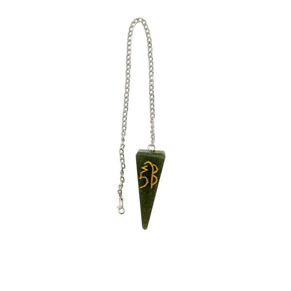 Pendule Pyramide Aventurine Verte Reiki