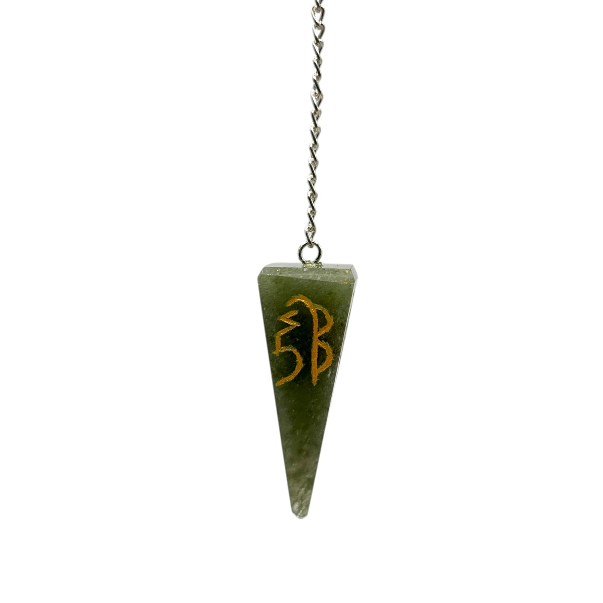 Pendule Pyramide Aventurine Verte Reiki