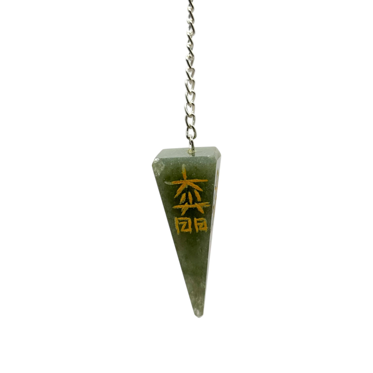 Pendule Pyramide Aventurine Verte Reiki