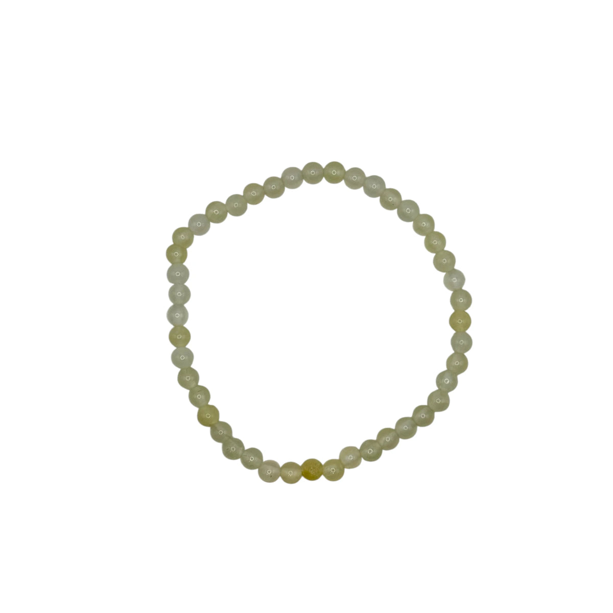 Bracelet "Chance & Prospérité" en Jade de Chine Perles Rondes