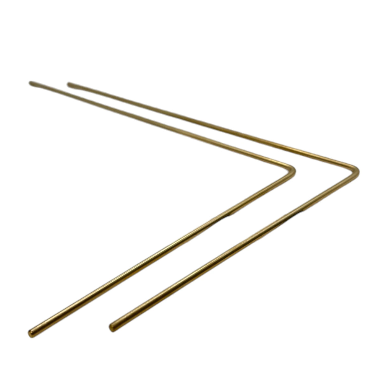 Baguettes de radiesthésie en laiton 24 cm x 16 cm