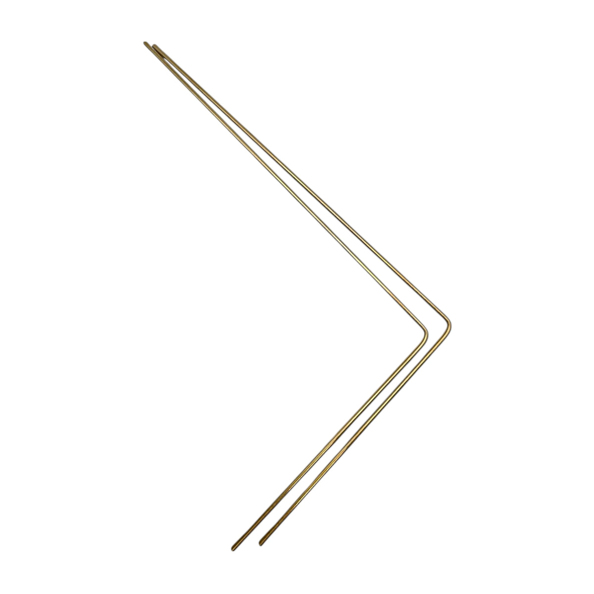 Baguettes de radiesthésie en laiton 24 cm x 16 cm