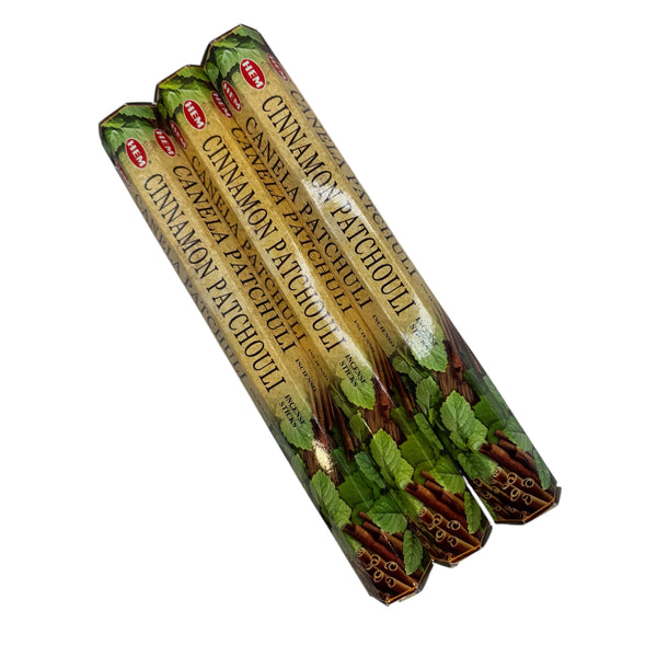 Encens Hem Cannelle Patchouli, bâtonnets