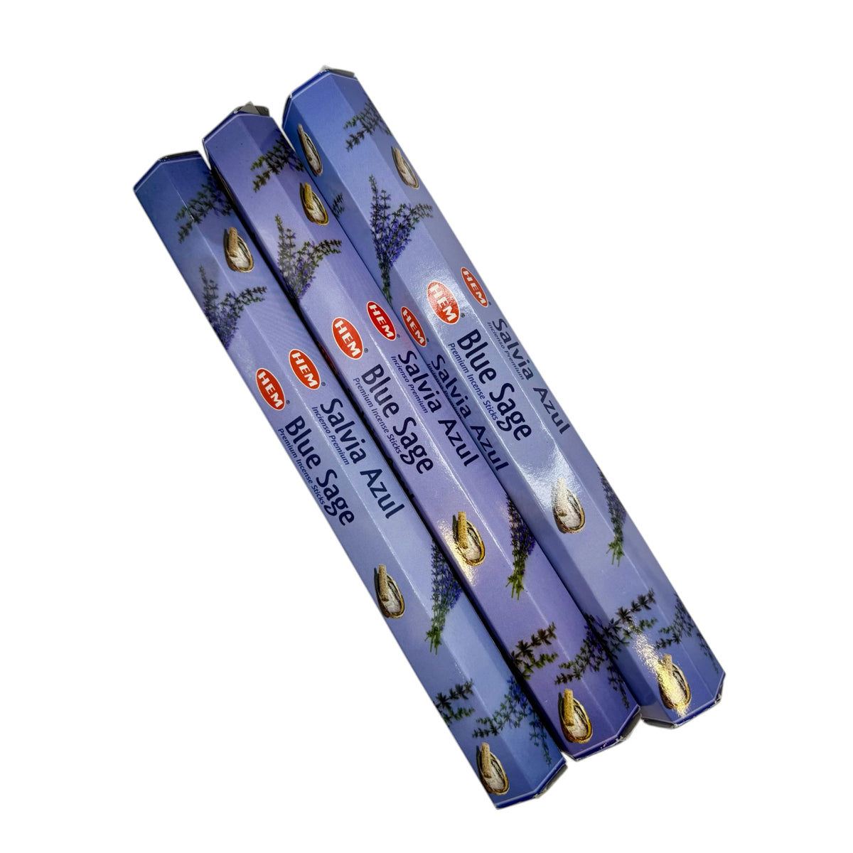 Encens Hem Sauge Bleue, bâtonnets