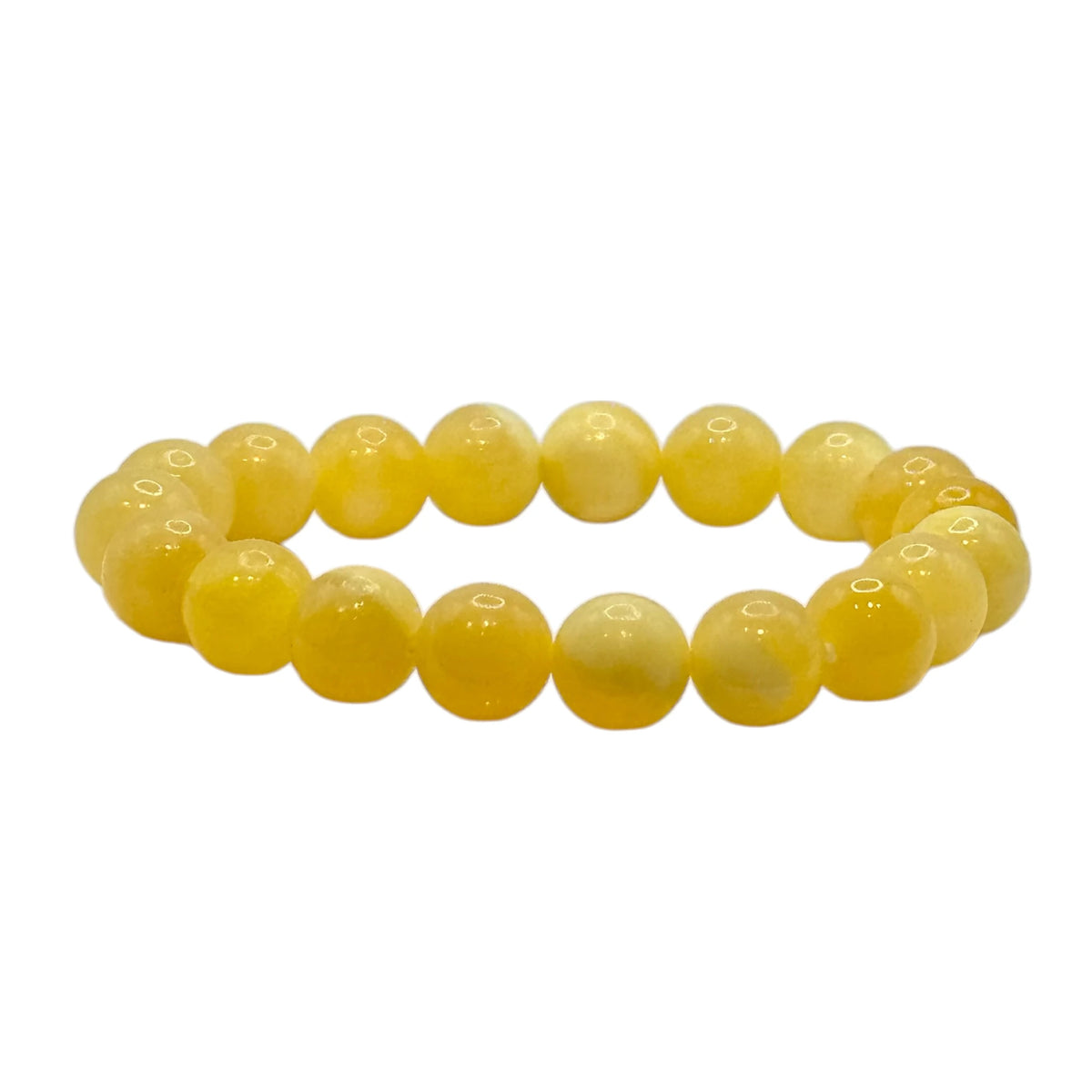 Bracelet “Réconfort & Vitalité” en Calcite Orange Perles Rondes