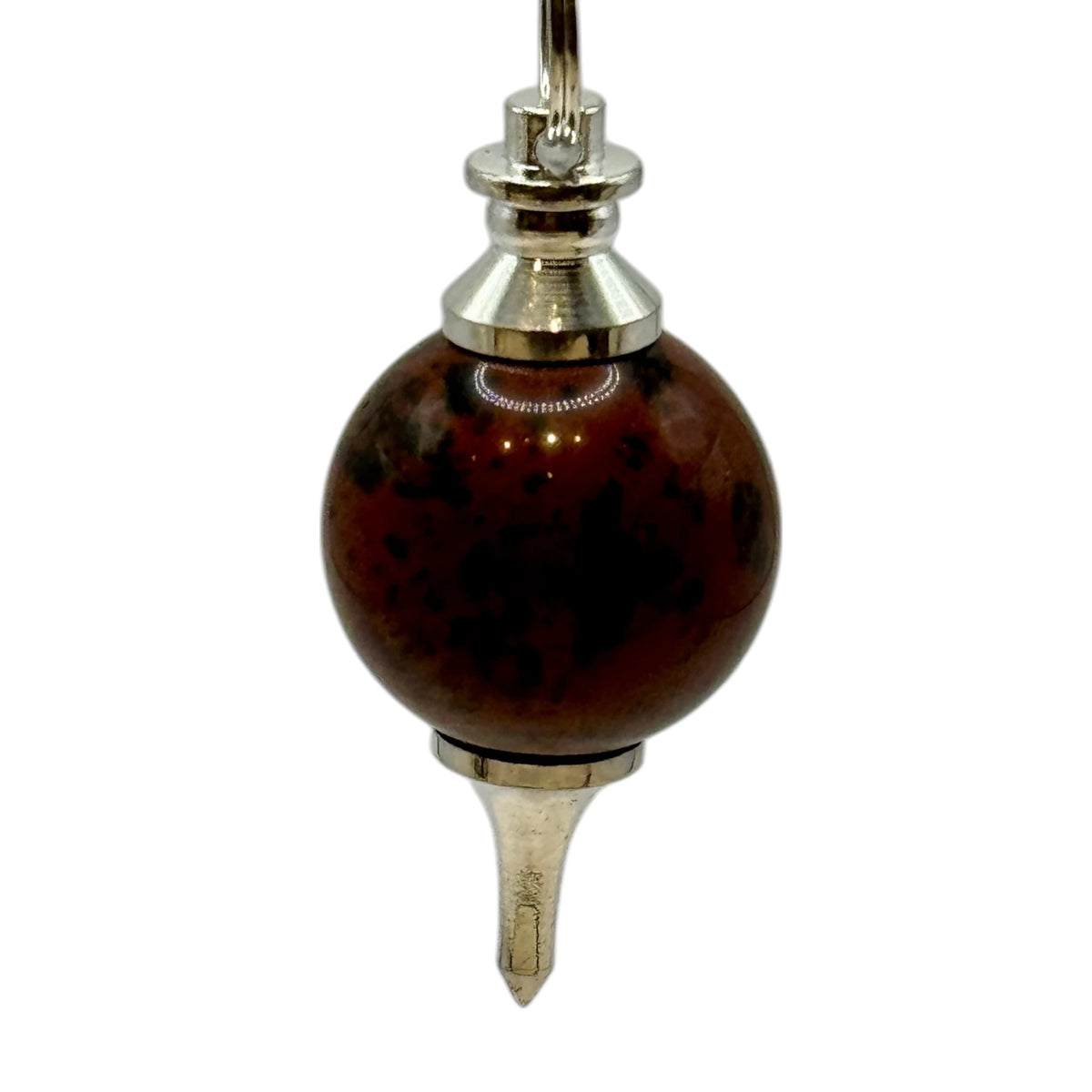 Pendule Séphoroton Obsidienne Acajou