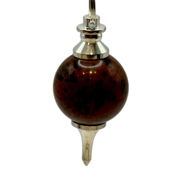 Pendule Séphoroton Obsidienne Acajou