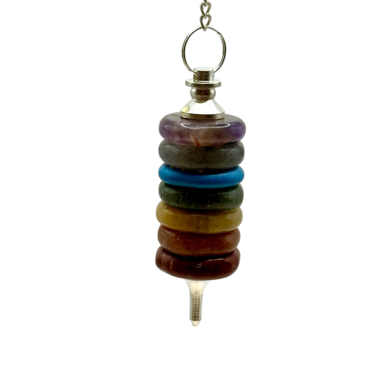 Pendule rond Sept Chakras