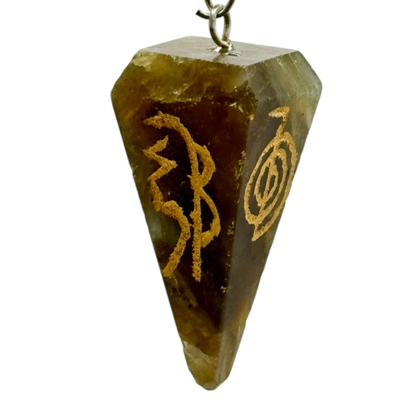 Pendule Pyramide Labradorite Reiki