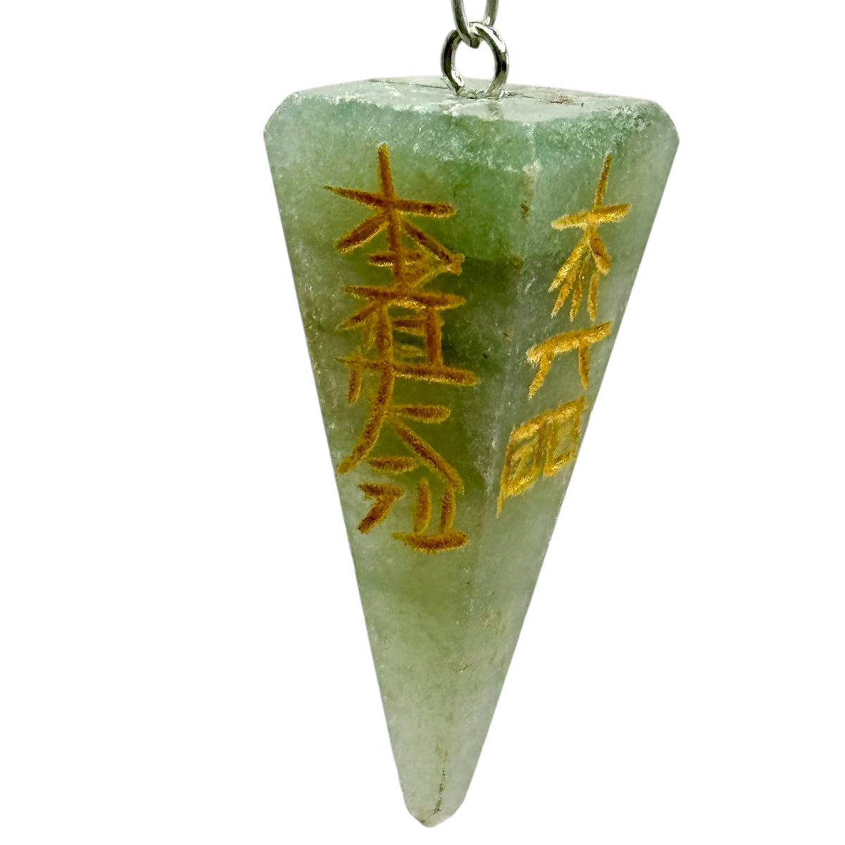 Pendule Pyramide Aventurine Verte Reiki