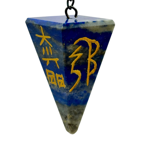 Pendule Pyramide Lapis Lazuli Reiki