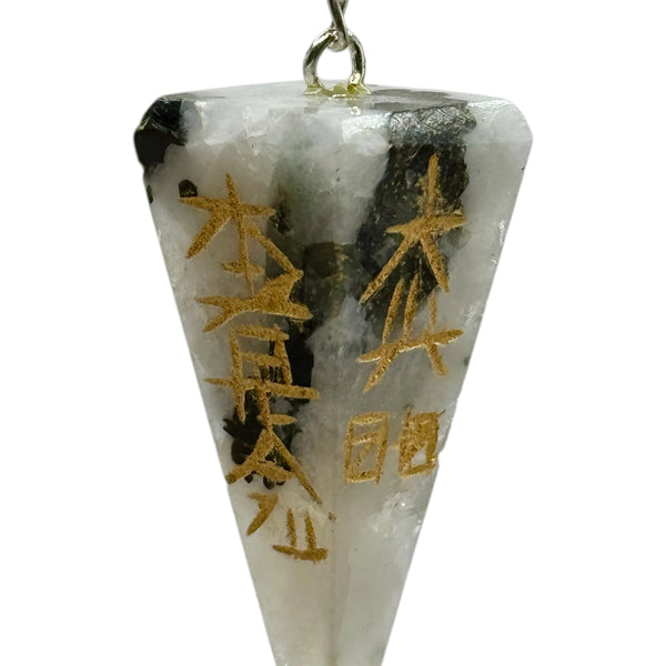 Pendule Pyramide Pierre de Lune Reiki