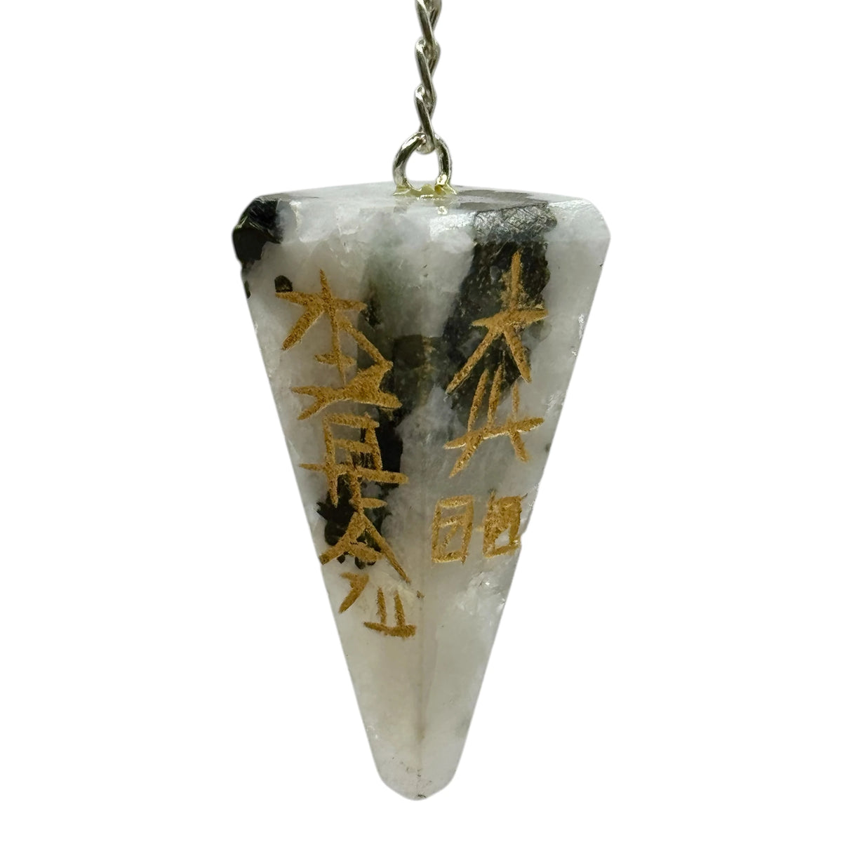 Pendule Pyramide Pierre de Lune Reiki