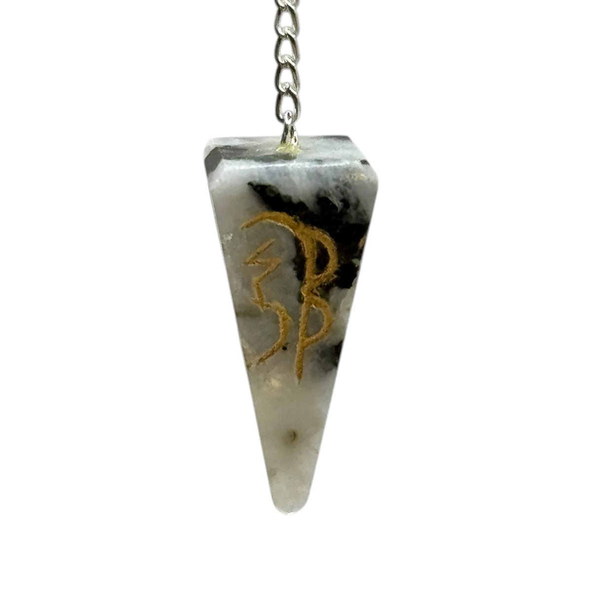 Pendule Pyramide Pierre de Lune Reiki