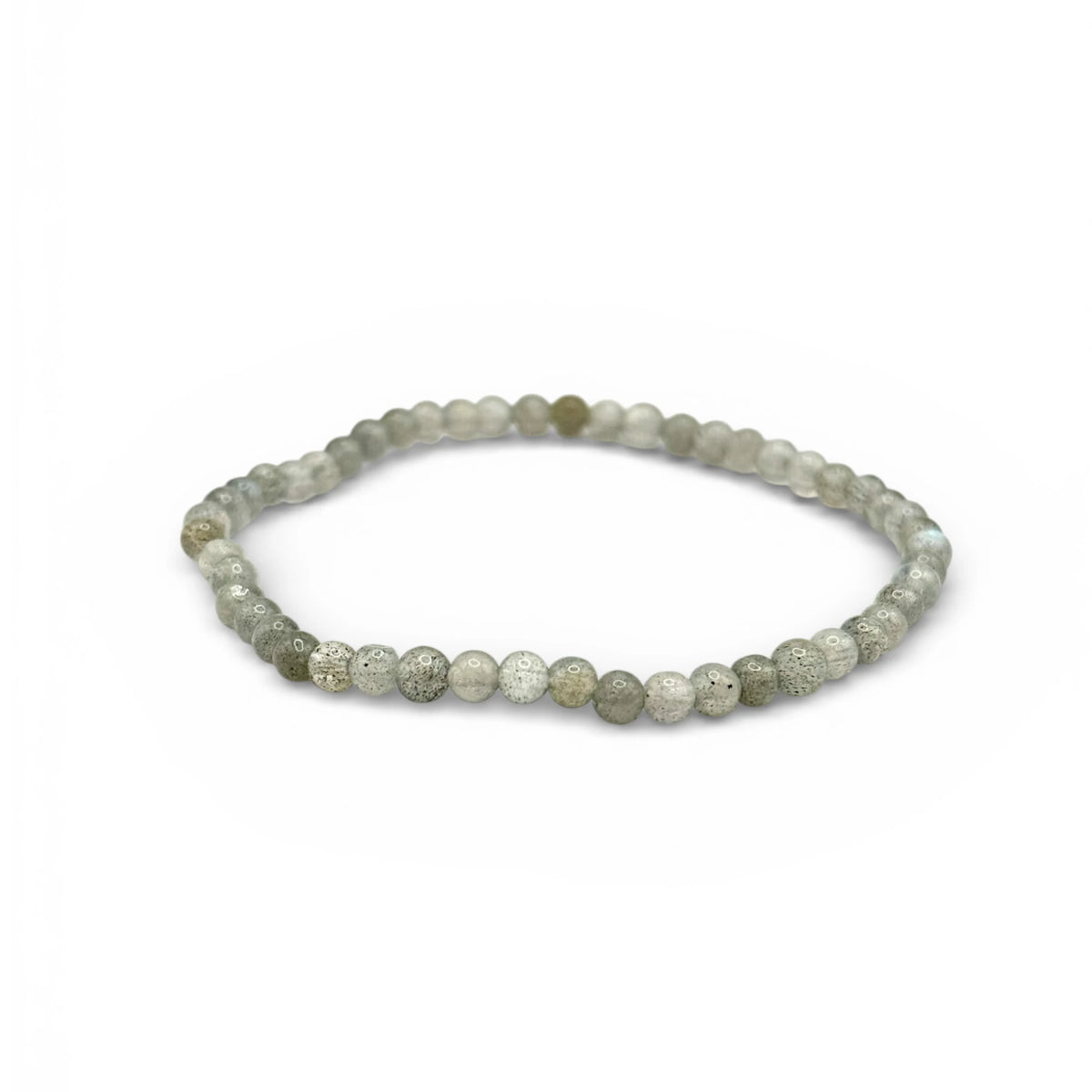 Bracelet "Protection & Intuition" en Labradorite AA Perles Rondes