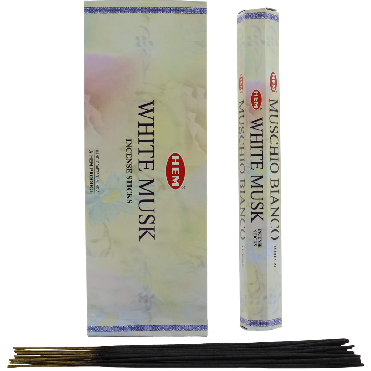 Encens Hem Musc Blanc, bâtonnets