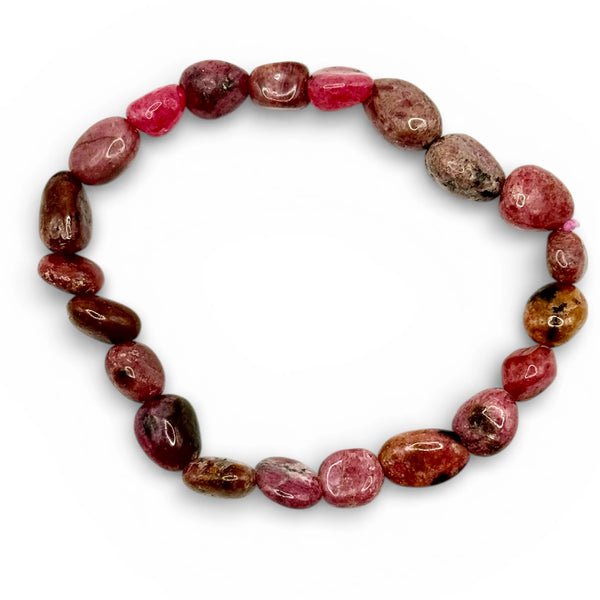 Bracelet Rhodonite Pierres Roulées