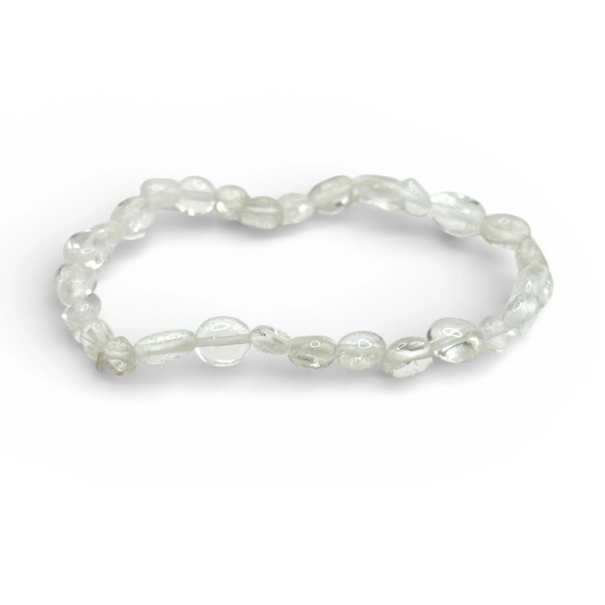 Bracelet Cristal de Roche Pierres Roulées