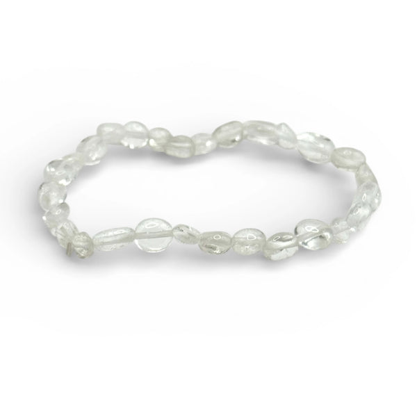 Bracelet Cristal de Roche Pierres Roulées
