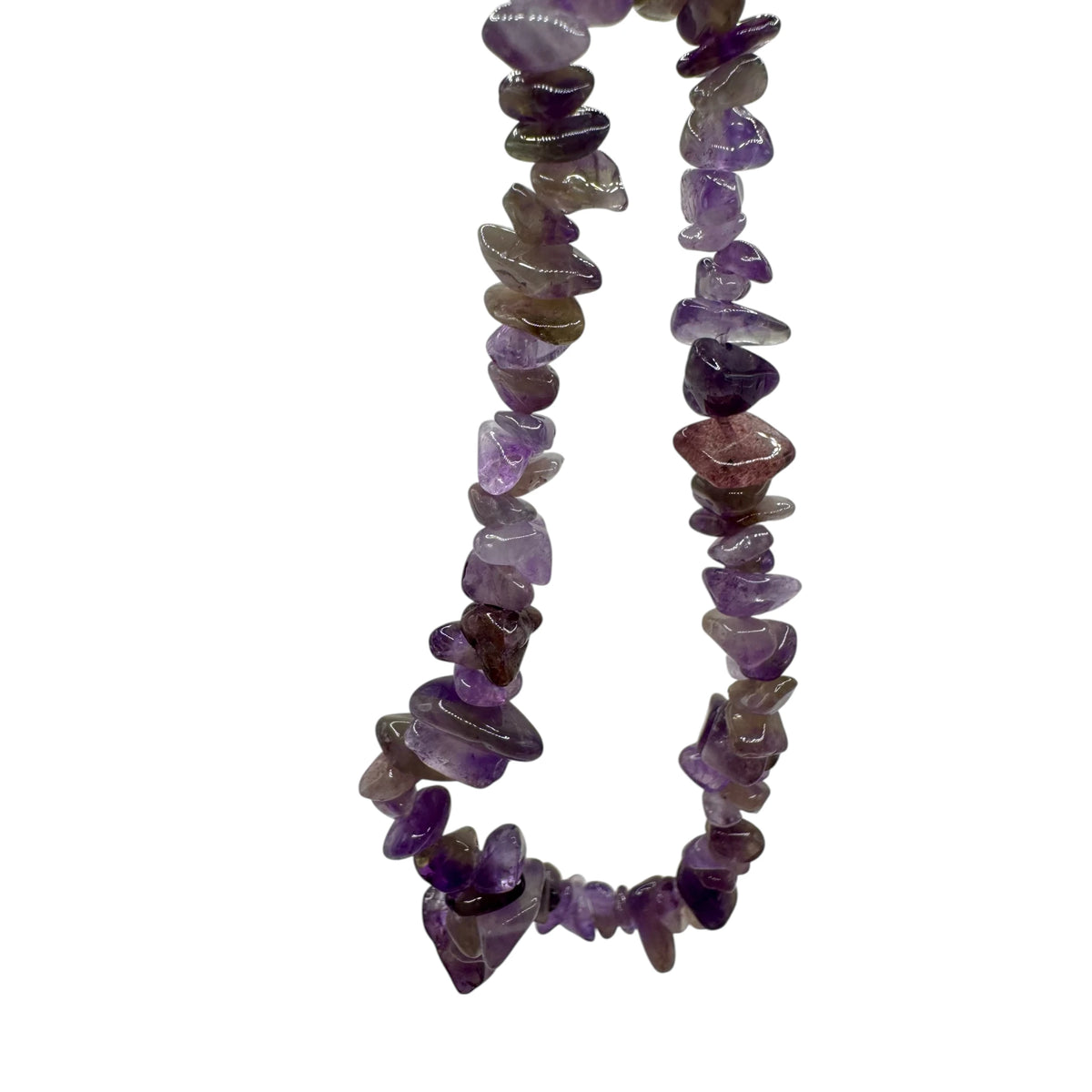 Fil de perles naturelles d' Améthyste chips / Baroque 80cm