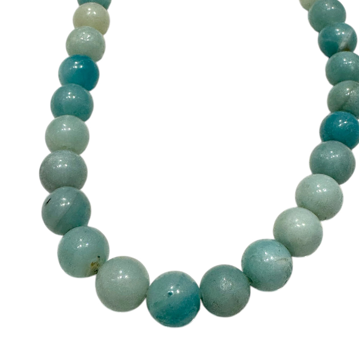 Amazonite Fil de Perles Naturelle 4-6-8-10mm, env 39cm