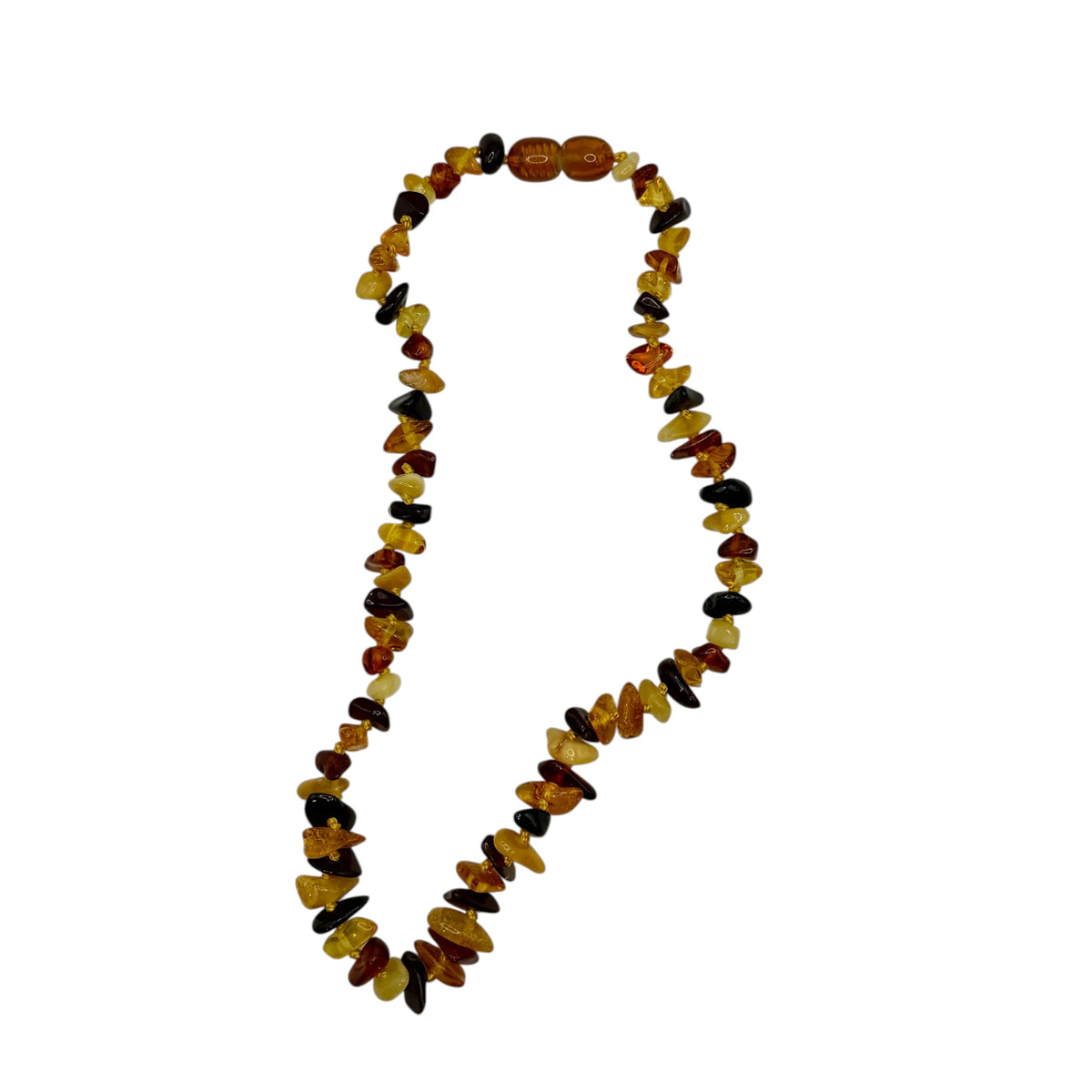 Collier Bébé Ambre Baltique Multicolore 30-35cm
