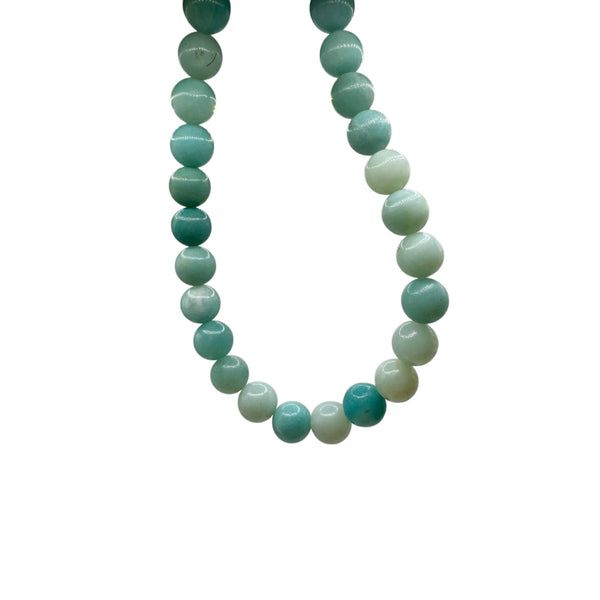 Amazonite Fil de Perles Naturelle 4-6-8-10mm, env 39cm