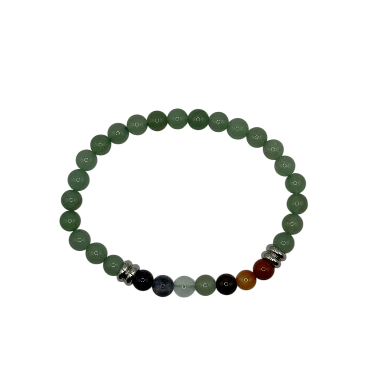 Bracelet Aventurine Verte 7 Chakras