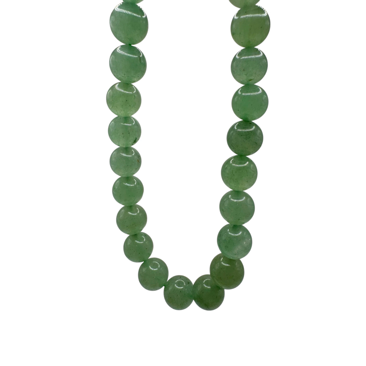 Aventurine Verte Fil de Perles Naturelle 6-8-10mm, env 39cm