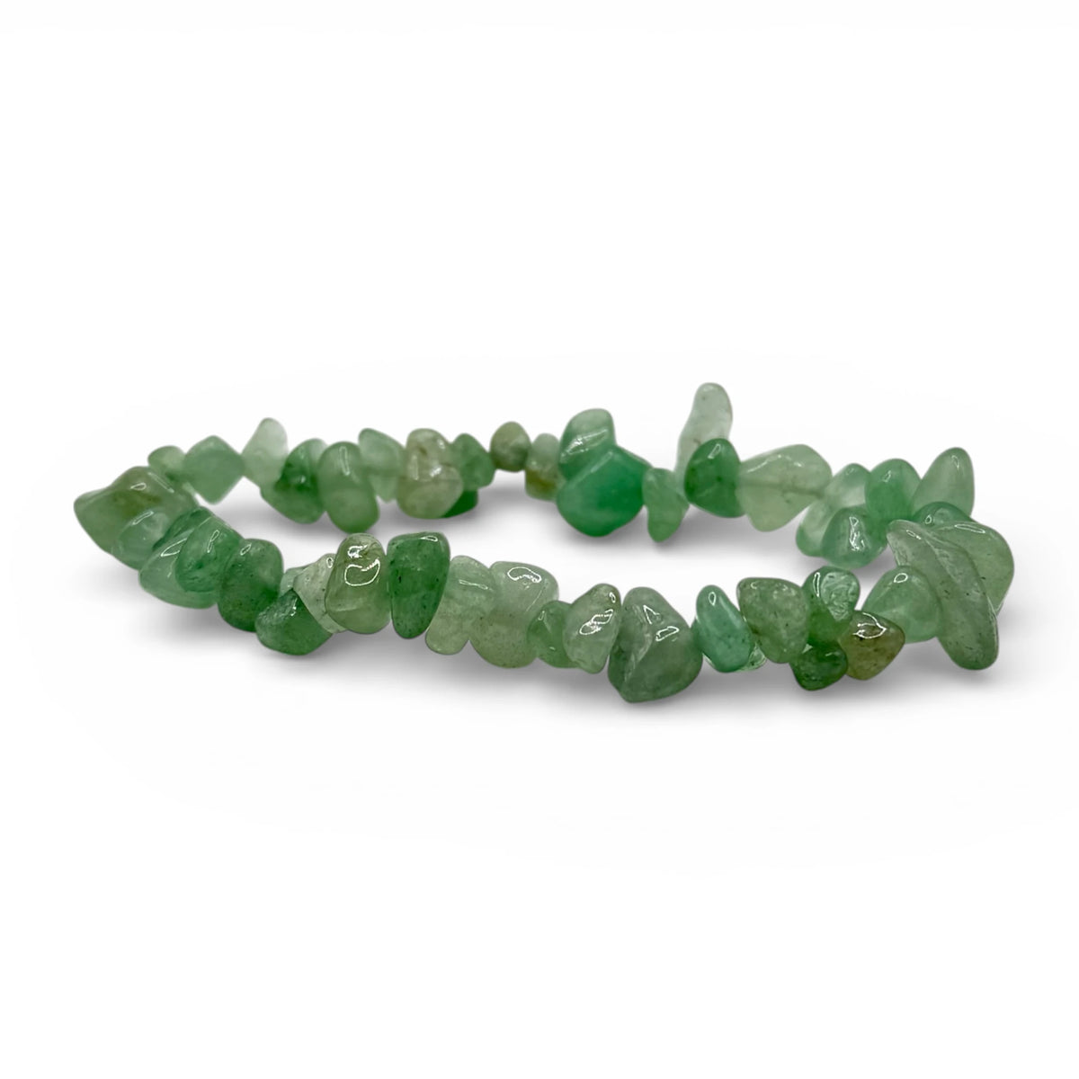 Bracelet Aventurine Verte Chips / Baroque