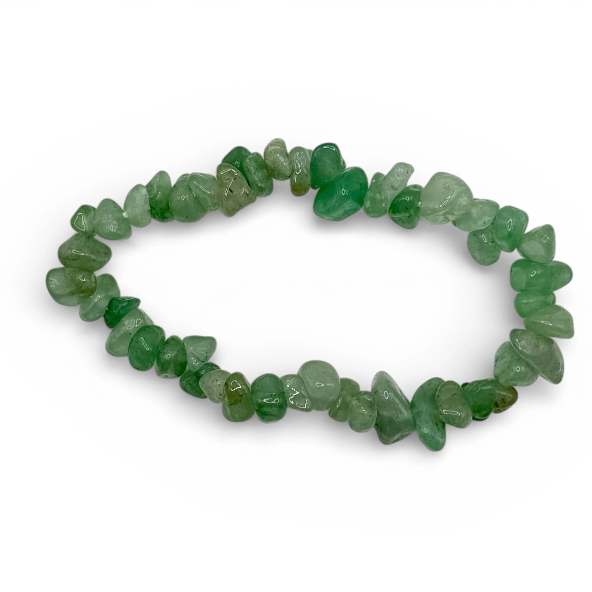 Bracelet Aventurine Verte Chips / Baroque