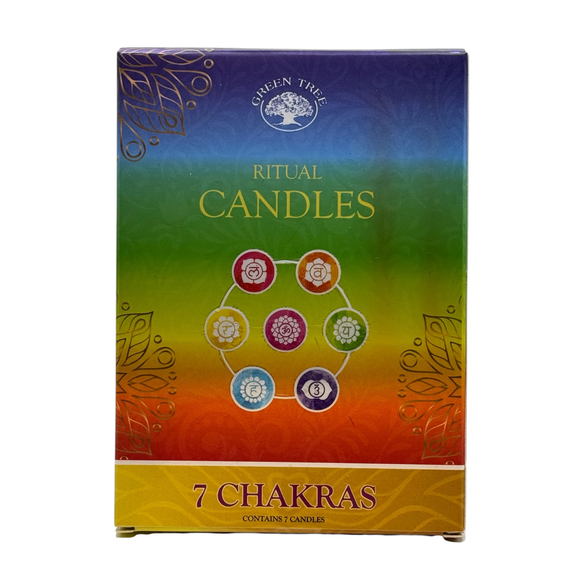 Bougie Rituel 7 Chakras 7 pièces