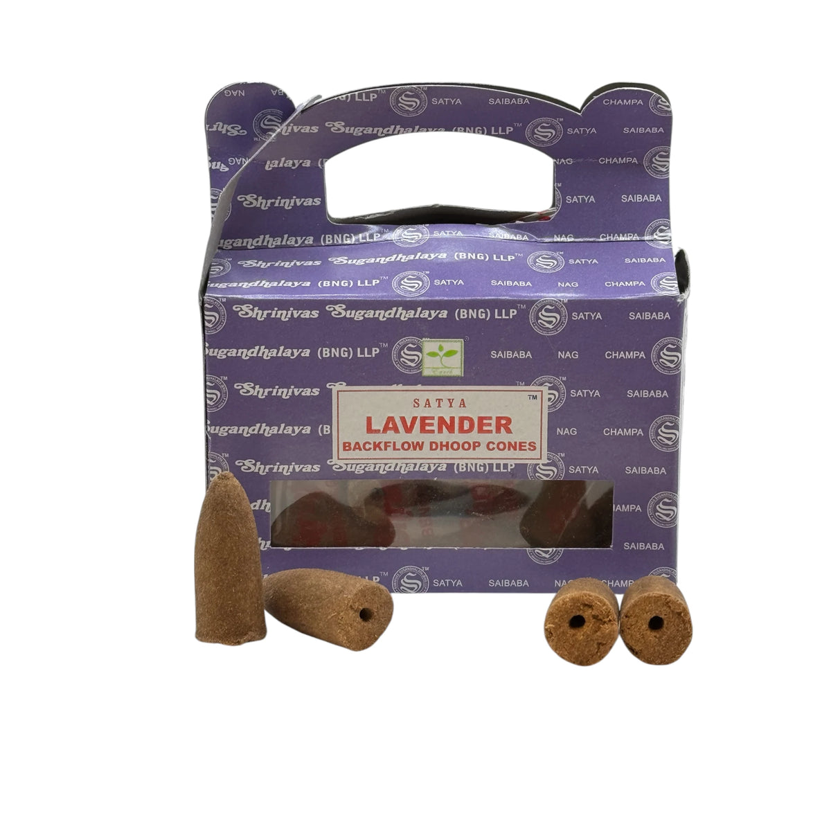 Encens Satya Lavande BackFlow 24 cônes