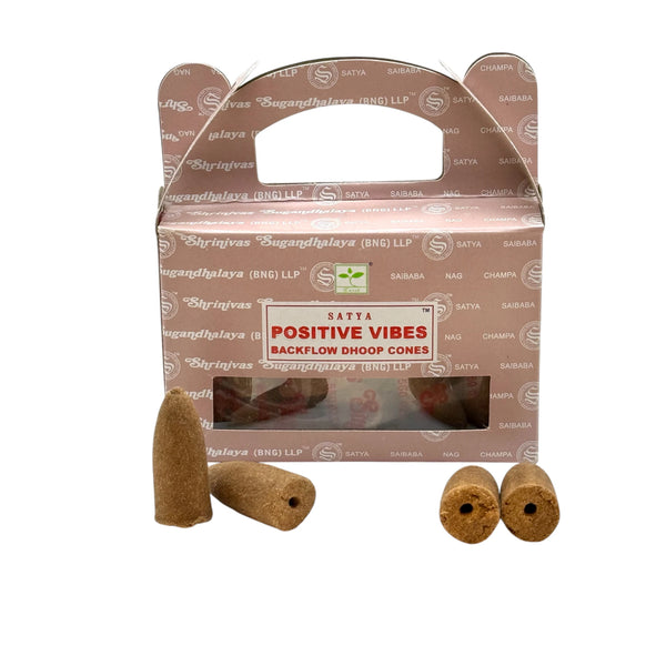 Encens Positive Vibes Backflow 24 cônes